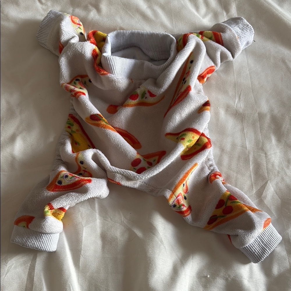 Pizza Print Dog Pajamas